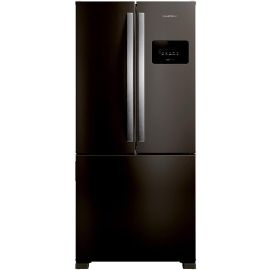 Geladeira Frost Free French Door 3 Portas Preta Brastemp - BRO85ME 110V