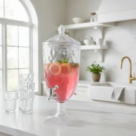 Suqueira Jarra Cristal Acrílico Diamond Água Suco4,5l Xplast - [PIX]