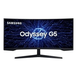 Monitor Gamer Curvo Samsung Odyssey 34" G5 165 Hz 1ms Ultrawide Preto