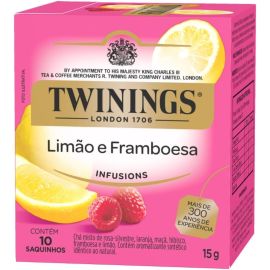 Chá de Limão e Framboesa 15G - Caixa com 10 Unid - [RECORRÊNCIA]
