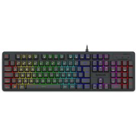 Teclado Membrana Gamer Redragon Netherbane Preto RGB K521-RGB