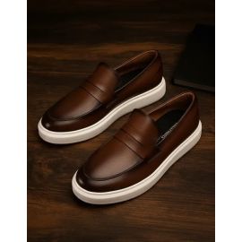 Sapato Loafer Mocassim Couro Comfort (2 cores)