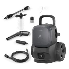 Lavadora de Alta Pressão Electrolux 1850PSI 1500W Potência com Canhão de Espuma PowerWash EWS1850P Preta Lava Jato Lava Car