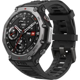 Amazfit T-Rex 3 - 48mm GPS - Resistente à Água 328 Pés - Preto