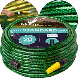 Mangueira Jardim 20m Metros com Esguicho Trançada Reforçada Flexível 7/16 Anti Dobra Irrigação Quintal Poço Lavagem Durável