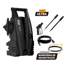 Desobstruidora e Lavadora de Alta Pressão Compacta WAP Atacama Black Ultra 1400W 1500 PSI 220V