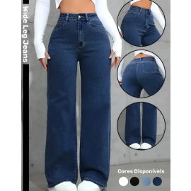 Calça Wide Leg Jeans