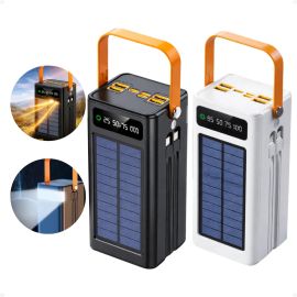 Carregador Portátil Power Bank Solar Turbo 50.000mah Rápido - [PIX]