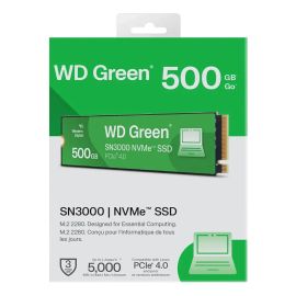SSD WD Green SN3000, 500GB, M.2 2280, PCIe