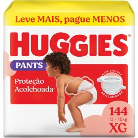 Huggies Fralda Pants Descartável Proteção Acolchoada XG - 144 fraldas - [RECORRÊNCIA]