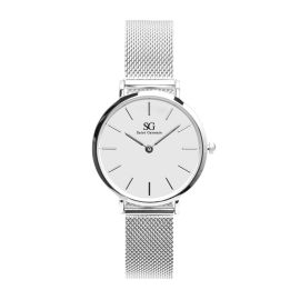 Relógio Feminino Prata Saint Germain Harlem Silver 32mm - [PIX]