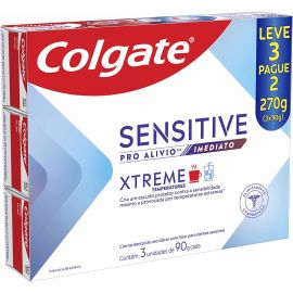 Colgate Sensitive Pro Alívio Imediato Xtreme Creme Dental, 3x90g - [RECORRÊNCIA]