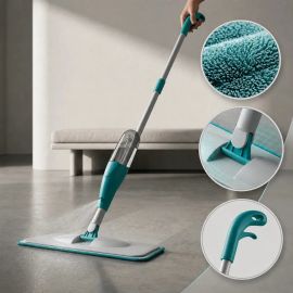 Mop Spray Com Reservatório Esfregão Vassoura Mágica