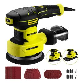 Lixadeira Orbital 350w 3 En 1 Lijadora Electrica Professional Redonda Cuadrada En Forma De Delta 6 Velocidades Com 15 Lixas Desoon