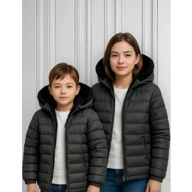 Jaqueta Infantil Juvenil Forrada Puffer Menina Menino Teen