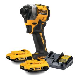 Parafusadeira de Impacto Sem Fio 1/4" Dewalt Modelo DCF850 com Carregador