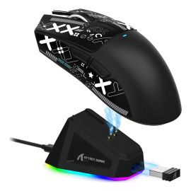 Mouse Para Jogos Sem Fio Attack Shark X11 22k Dpi Rgb Adesivo Antiderrapante Preto