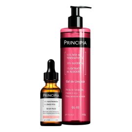 Principia Kit Gel Limpeza Gl-03 + Sérum Niacinamida 10% Seca Dia/noite