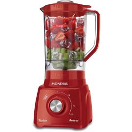 MONDIAL Liquidificador Turbo Power 550W, 110V, Vermelho, 1,6L - L-99 FR