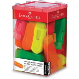 Apontador com Borracha Faber Castell Mix
