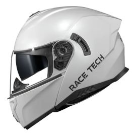 Capacete Moto Race Tech Articulado Signal Monocolor Branco