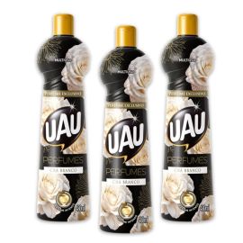 Kit 3un Multiuso 480ml UAU Ingleza Perfume Chá Branco Limpador
