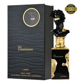Perfume Árabe His Confession Lattafa Edp 100ml Masculino