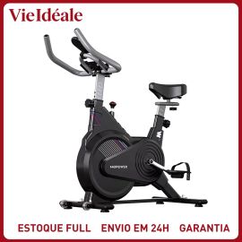 Bicicleta Ergométrica Compacta e Silenciosa - Bike Spinning para Apartamento, 150kg - [PIX]