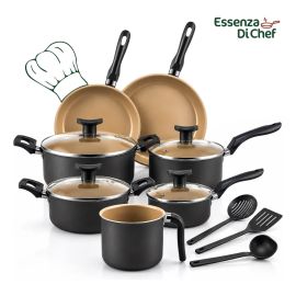Conjunto Panelas Antiaderente 10 Peças Teflon (4 cores)