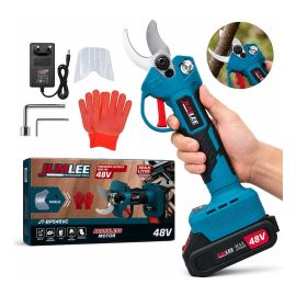 Tesoura De Poda Elétrica 48v Sem Fio Brushless Profissional Azul-celeste