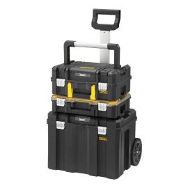 Torre 3 Caixas Armazenamento Stanley Pro-stack Fmst Preto