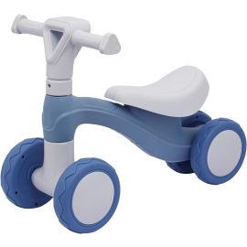 Bicicleta Andador Equilíbrio Sem Pedal 4 Roda Zippy Toys (Azul) - [PIX]