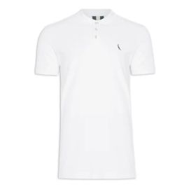 Polo Masculina Piquet Básica - Branco