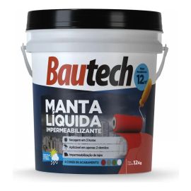 Manta Líquida Impermeabilizante para Laje Bautech 12kg Cinza