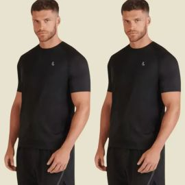 Kit 2 Camiseta Dry Masculina Fit Lupo Básica Academia