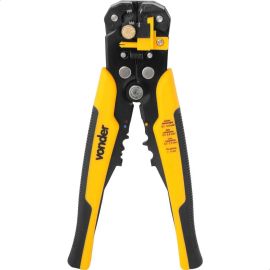 Alicate Desencapador Fios Eletricista 0.2mm2 6.0mm2 Cortador e Crimpador Profissional 8 Polegadas 203mm - Preto e Amarelo 32g