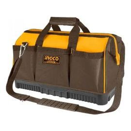Ingco Bolsa para Ferramentas 16 com Fundo Emborrachado Preto