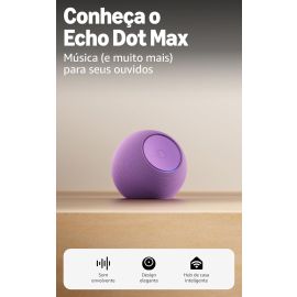 Amazon Echo Dot Max (Geração mais recente), smart speaker com Alexa