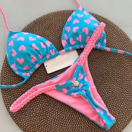Biquini Feminino Fato de banho Moda Feminina Impressão Praia Férias