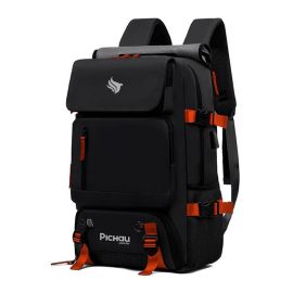 Mochila Pichau Vulcan, Preto e Vermelho, PCH-VULC-BL01