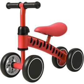 Brinqkids Bicicleta de Equilibrio Andador Infantil sem Pedal para Crianças (Vermelho) - [PIX]