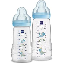 MAM Baby Kit 2 Mamadeiras Easy Active Set 270ml e 330ml