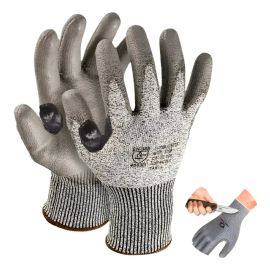 Luva de Proteção Anticorte com Pu Profissional Resistente