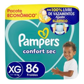 Fralda Pampers Confort Sec Max Xg 86 Unidades - [PIX]