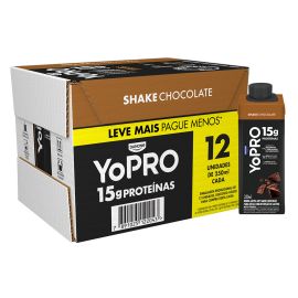 YoPRO Chocolate 15g de proteínas 250ml - 12 unidades - [PIX]