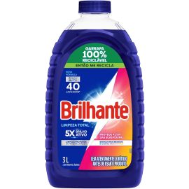 Brilhante Limpeza Total - Lava Roupas Líquido 3L - [RECORRÊNCIA]