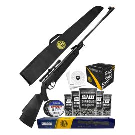 Carabina de Pressão Rossi Dione 5g 5.5mm Gás Ram 60kg Nitro Preto 5.5 mm - [PIX]