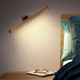 Lâmpada de Cabeceira Portátil Recarregável Magnético Iluminação 3 Cores Ambiente Luz de LED de Noite