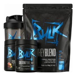 Kit Whey Protein Isolado + Creatina + Pré Treino + Shaker