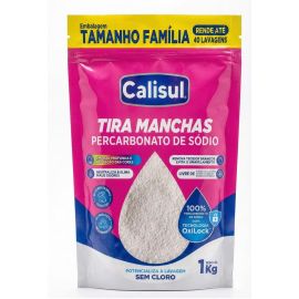 Percarbonato de Sódio 1kg 100% Puro Tira Manchas em Pó Sem Cloro Calisul